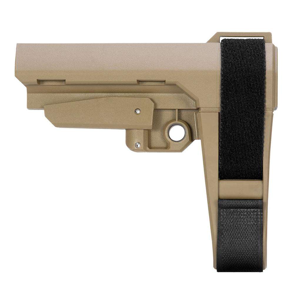 Grips Pads Stocks SB Tactical SBTACT SBA3X-02-SB   AR SBA3 FDE • Model: 